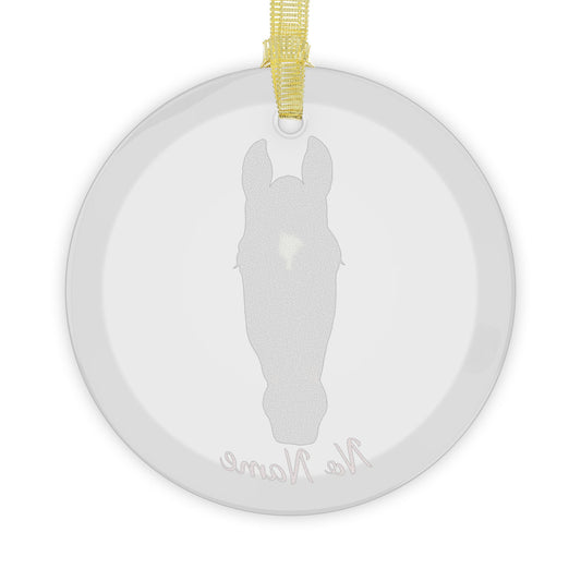 No Name Glass Ornament