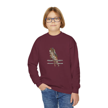 YOUTH Jumping Horse Unisex Sweatshirt - Simple and Quiet Bond Design