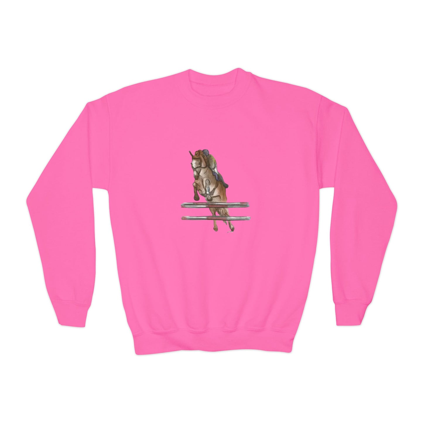 YOUTH Jumping Horse Unisex Sweatshirt - Simple and Quiet Bond Design