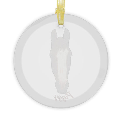 Piggy Glass Ornament