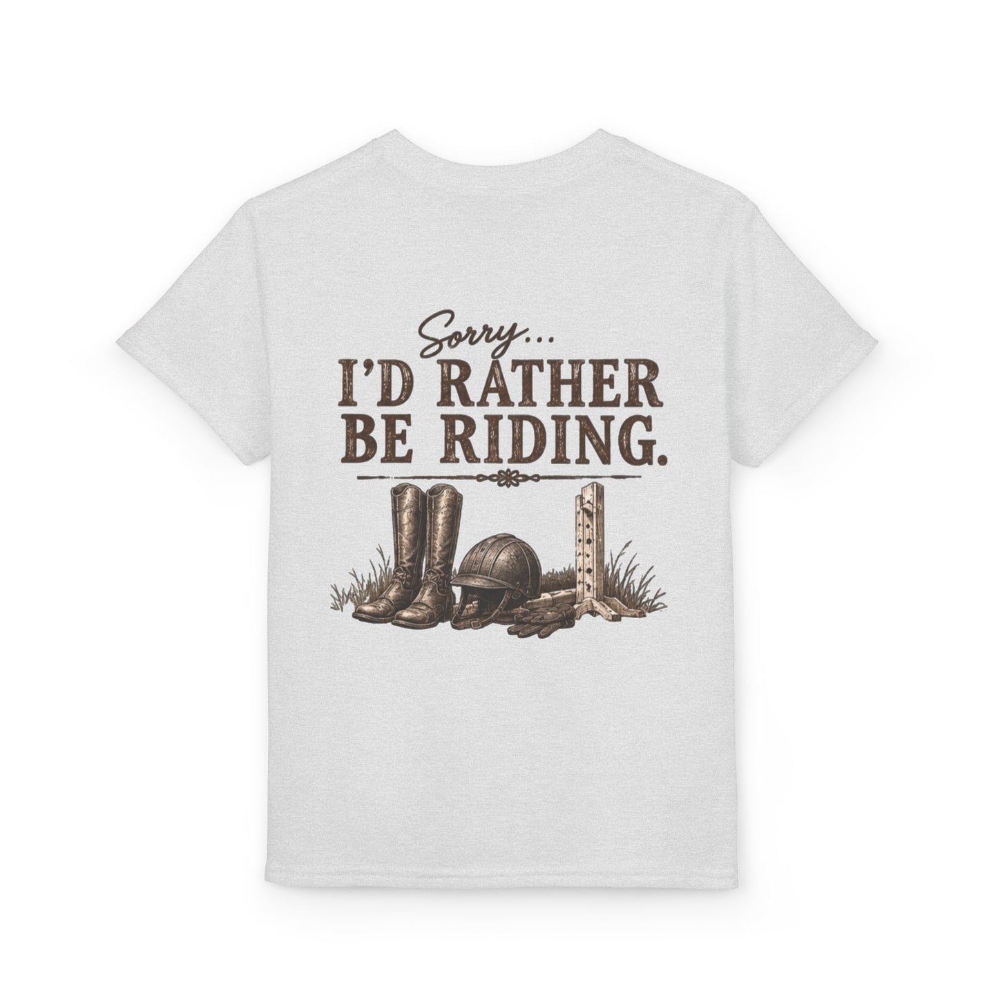 KIDS "Sorry Id Rather be Riding" T shirt!