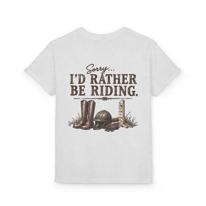 KIDS "Sorry Id Rather be Riding" T shirt!